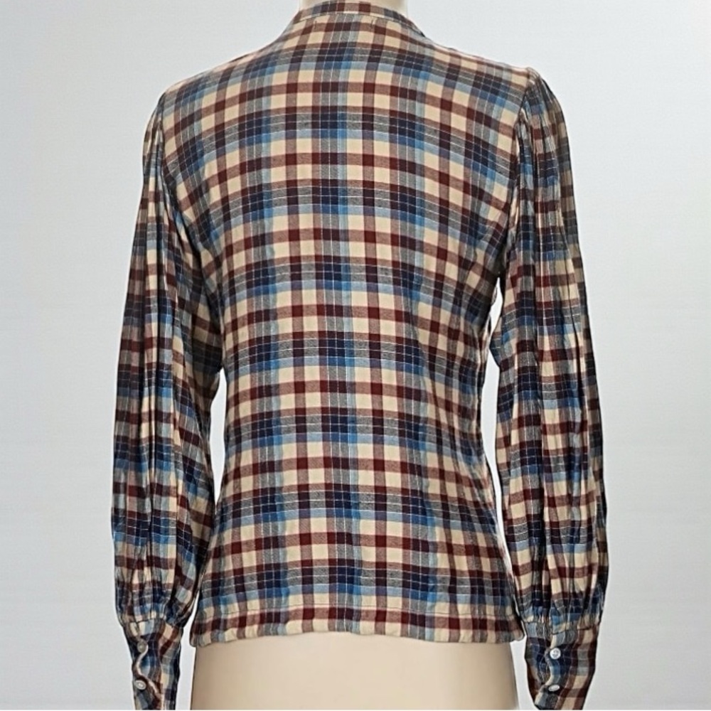 DÔEN Harlow Blouse in Belleville Plaid | XS - Picture 11 of 12
